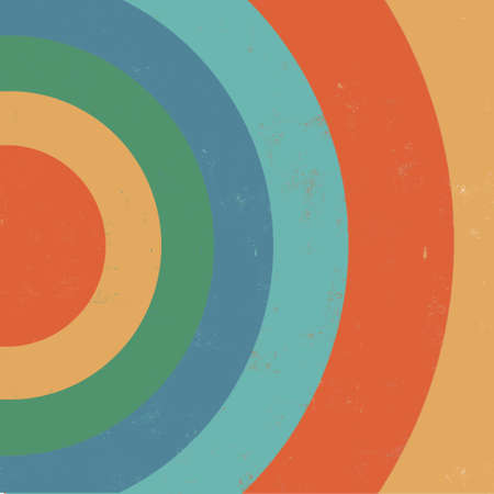 Digital drawn retro abstract backgroundの写真素材