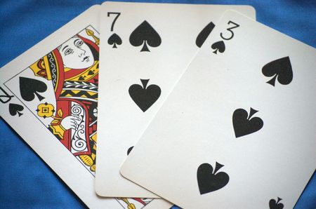 Three cards