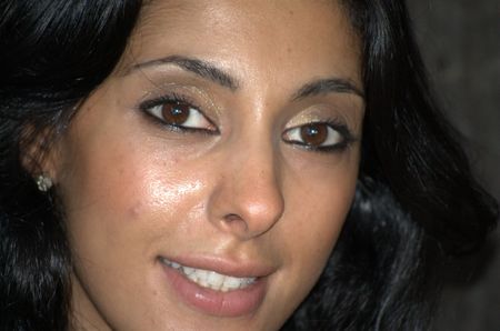 Close up of a middle eastern womanの写真素材