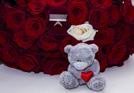 gift, love, romantic, valentineの写真素材