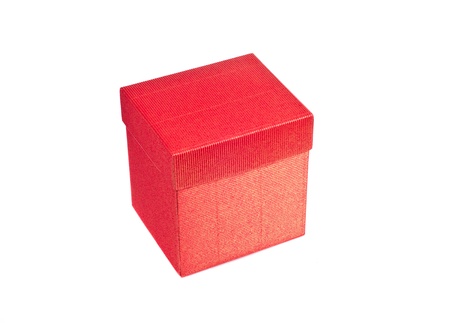 Image of red and gold present boxの写真素材