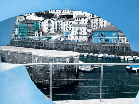 Elantxobe Portの写真素材