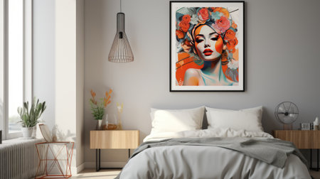 poster in roomの素材
