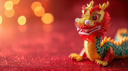 Golden Dragon Dance: A Symbol of Prosperity and Good Fortuneの素材
