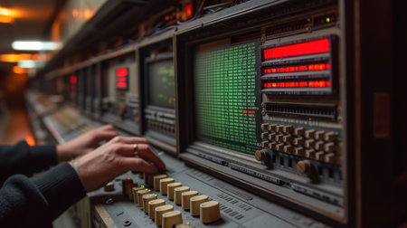 Retro Technological Symphony: A Journey into the Heart of Vintage Computingの素材