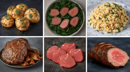 A Culinary Journey: Gourmet Delights from Pasta to Prime Cutsの素材