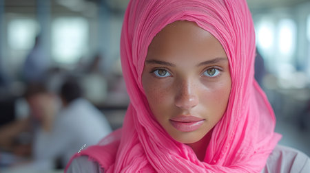 Elegance in Focus: A Glimpse of Graceful Attire Amidst a Busy Settingの素材