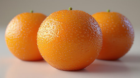 Sun-Kissed Orange: A Portrait of Freshness and Vitalityの素材