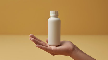 Elegance in Simplicity: A Lone Bottle Cradled with Careの素材