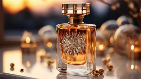 a premium perfume bottleの素材