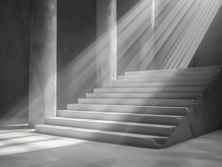 Ethereal Ascension: A Dance of Light and Shadowの素材