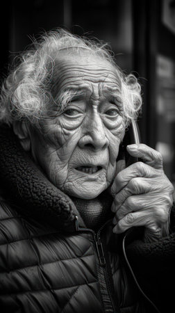 A Moment of Reflection, Captured in Monochromeの素材