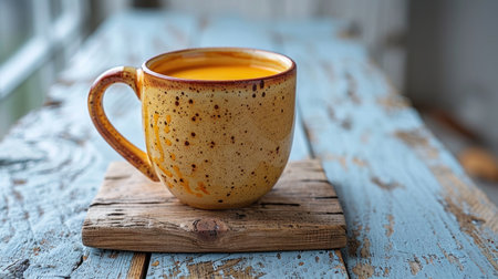 Golden Morning Brew in a Speckled Mugの素材