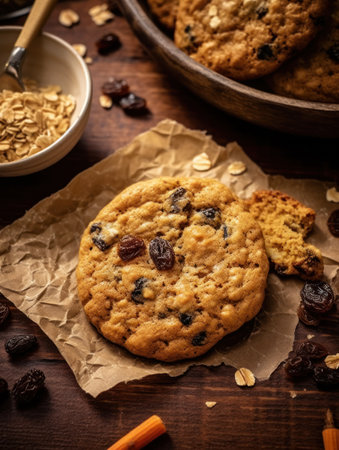 Oatmeal raisin cookiesの素材