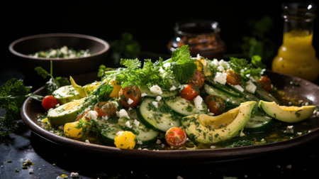 Chickpea saladの素材