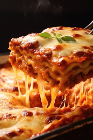 cheesy lasagnaの素材