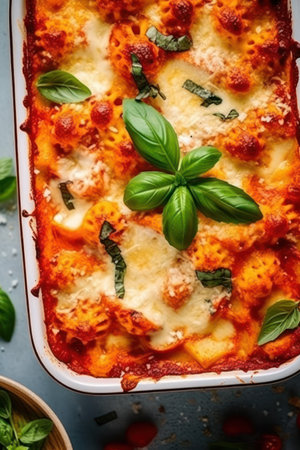 cheesy vegetable pasta bakeの素材