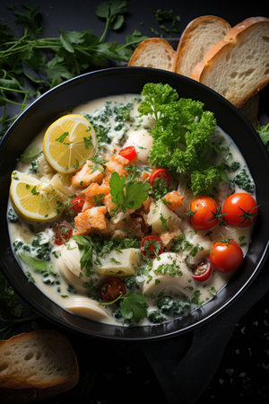 creamy fish chowderの素材