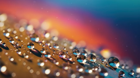 Sky with clouds, water dropletsの素材