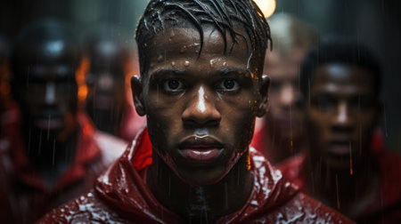 Mystique in the Rain: A Gathering of Enigmatic Figuresの素材