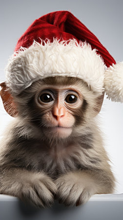 Christmas monkeyの素材