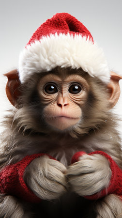 Christmas monkeyの素材