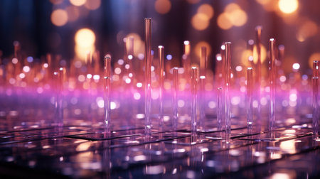 Rain, pink and purple atmosphereの素材