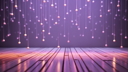 Rain, pink and purple atmosphereの素材