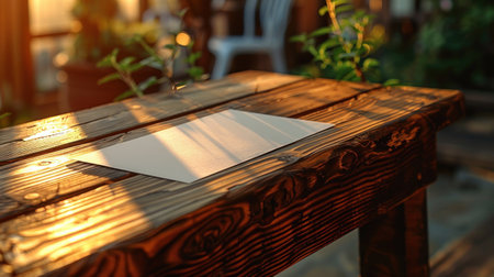 "Golden Hour Serenity: A Blank Canvas Amidst Nature's Embrace"の素材