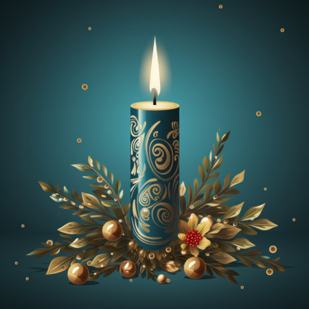 Happy Hanukkah postcardの素材