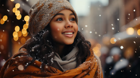 girl winter photoの素材