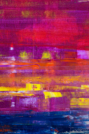 Abstract painted canvas. Oil paints on a palette. Colorful background.の写真素材
