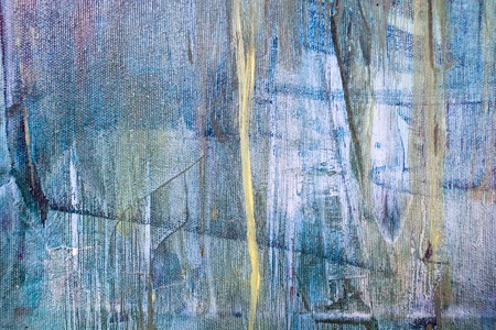 Abstract painted canvas. Oil paints on a palette. Colorful background.の写真素材