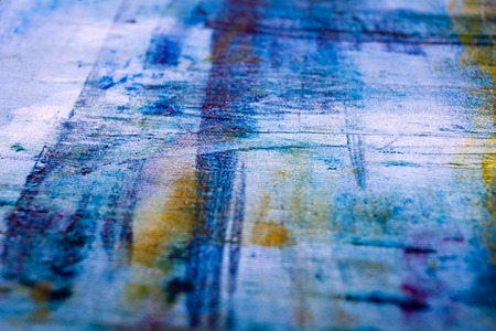 Abstract painted canvas. Oil paints on a palette. Colorful background.の写真素材