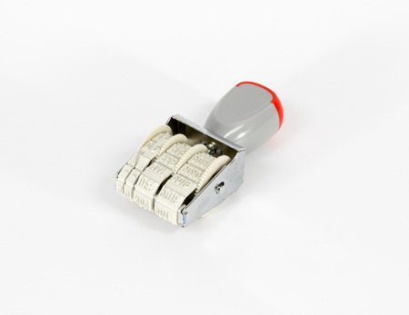 Thailand date rubber stamp isolated on white backgroundの写真素材