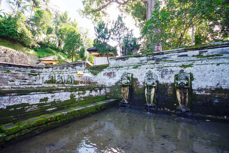 Pura Goa Gajah temple at Bali, Indonesiaの写真素材