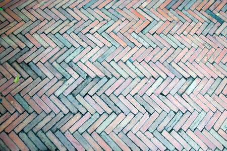 Old brick pattern backgroundの写真素材