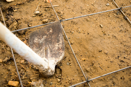 Thai cement workingの写真素材