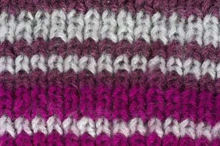 Multicolored texture with natural wool knit pattern