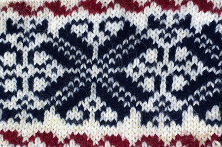 Multicolored texture with natural wool knit patternの写真素材
