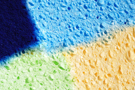 Dark Shadow Crosses Vivid Colorful Regions With Defined Edges