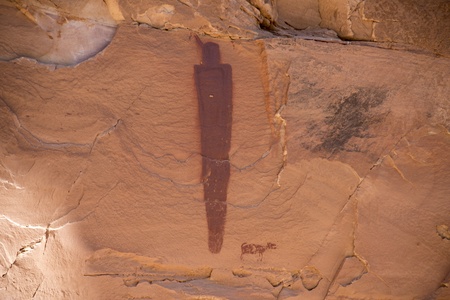 Pictographs in Canyonlands National Parkの素材