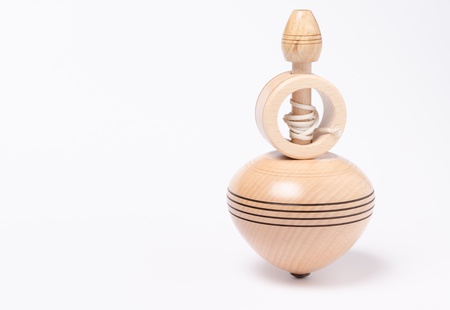 Sting action spinning top in motionの写真素材