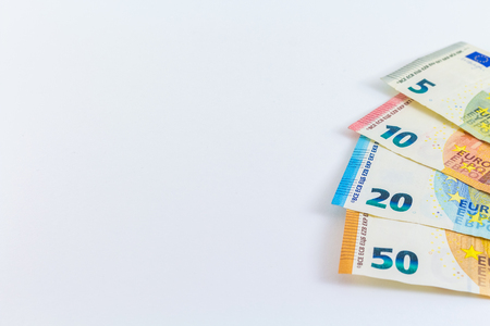 euro bank notes euro currencyの写真素材