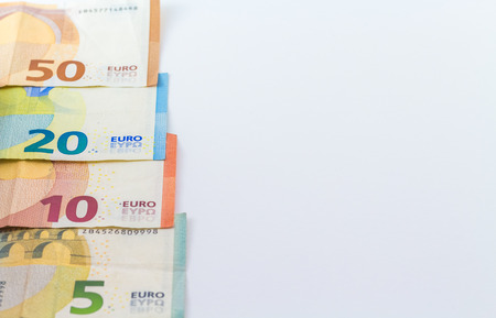 euro bank notes euro currencyの写真素材