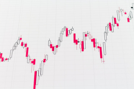 financial chart business model statistics business man workplaceの写真素材