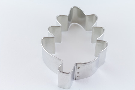 Baking mold for baking bread, pie, cake or pastry in bakery or kitchenの写真素材