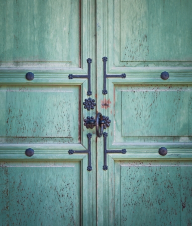 Detail from a door at Changdeokgung Palace の写真素材