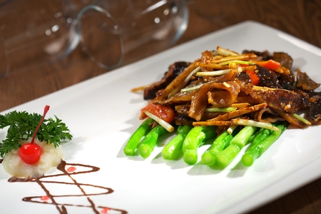 Fried sea cucumberの写真素材