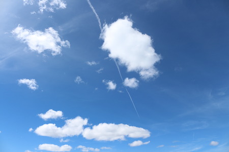 Just Blue Sky And Cloudsの写真素材
